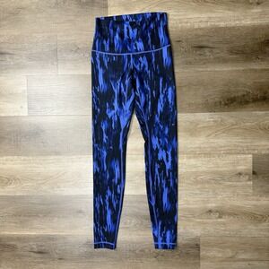 Lululemon Wunder Under Pant (Hi-Rise) Painted Animal Sprinkler Black Size 6